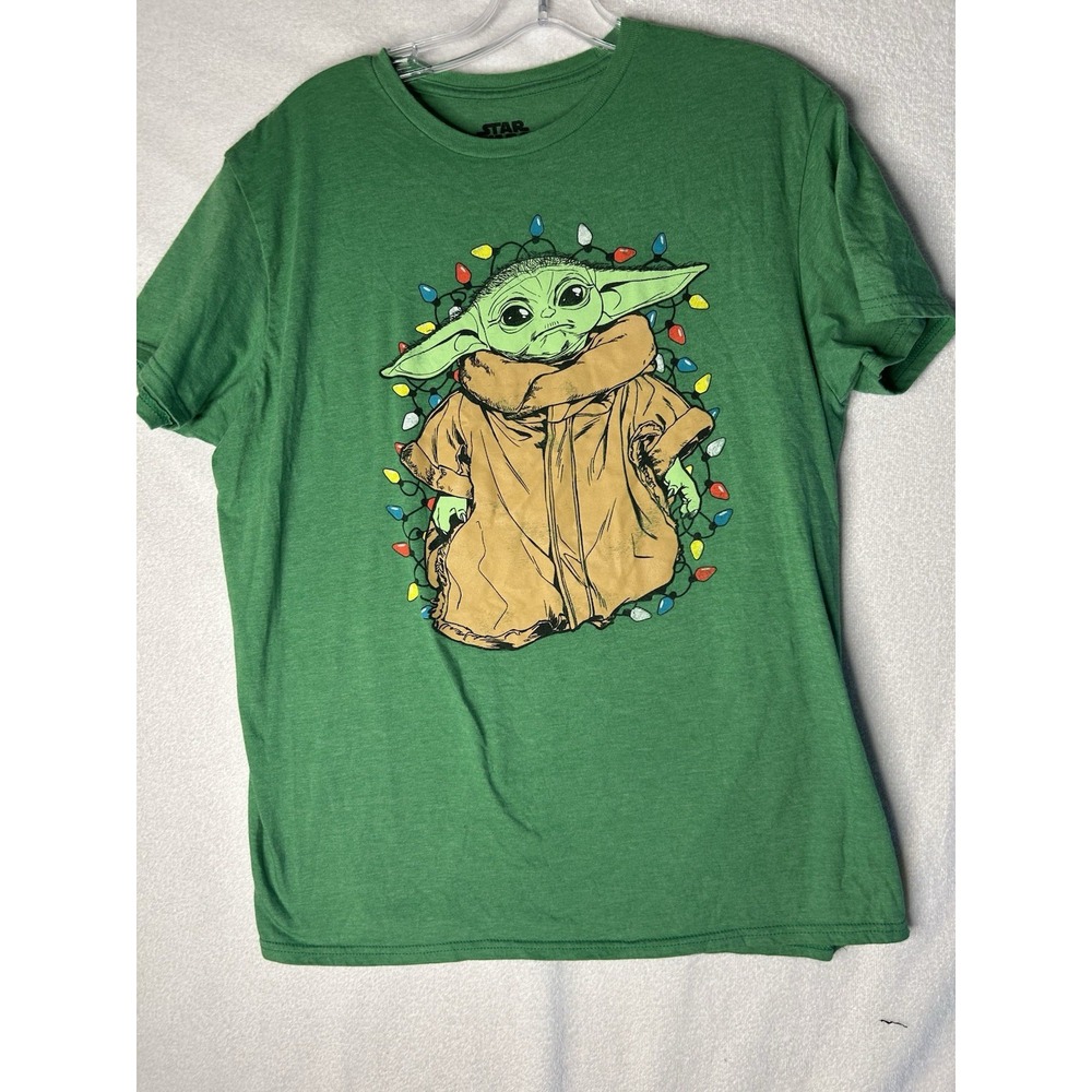 Baby Yoda Christmas Star Wars Shirt Size Large